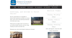 Desktop Screenshot of christchurcharp.org